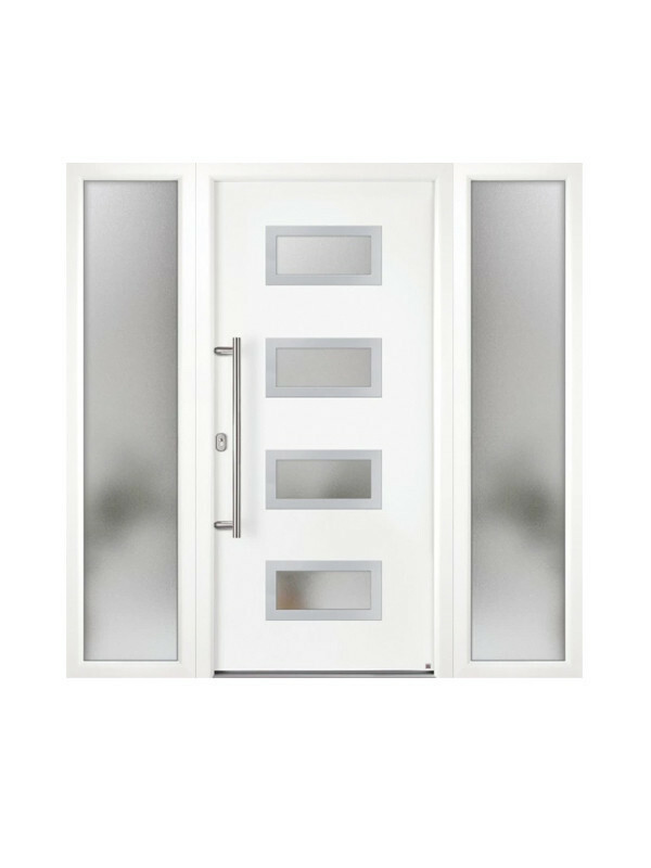 Brela Aluminium Haustür mit Seitenteil Bild 1
