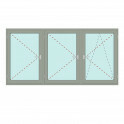 Dreiteiliges Fenster Dreh + Dreh + Dreh/Kipp - Energeto 8000 Bild 1