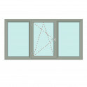 Dreiteiliges Fenster Fix im Rahmen + Dreh/Kipp + Fix im Rahmen/links - bluEvolution 82 Bild 1