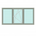 Dreiteiliges Fenster Fix im Rahmen + Dreh/Kipp + Fix im Rahmen/rechts - S 8000 Bild 1