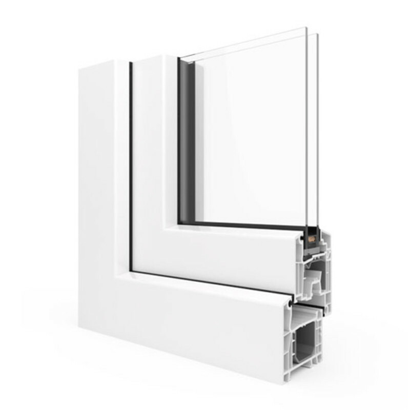 Dreiteiliges Fenster Fix im Rahmen + Stulp/links - IDEAL 4000 Bild 3