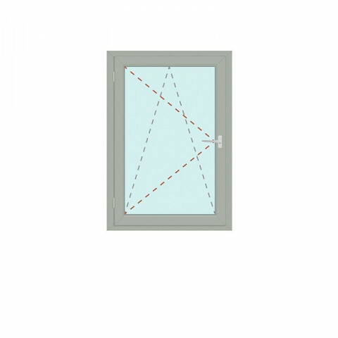 Fenster einflügelig Dreh/Kipp links - bluEvolution 82