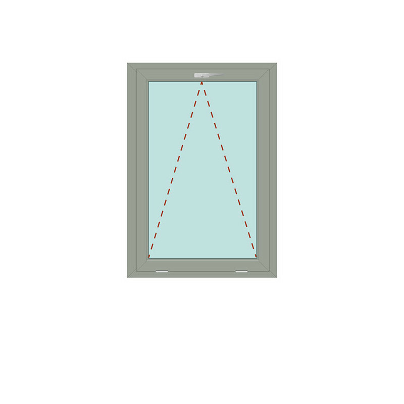 Produktbilder Fenster einflügelig Kipp - bluEvolution 92