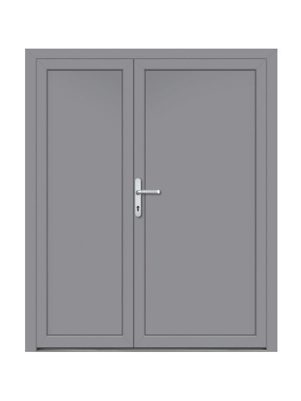 Gealan G7416 Doppeltür ohne Glas | Asymmetrisch Bild 2