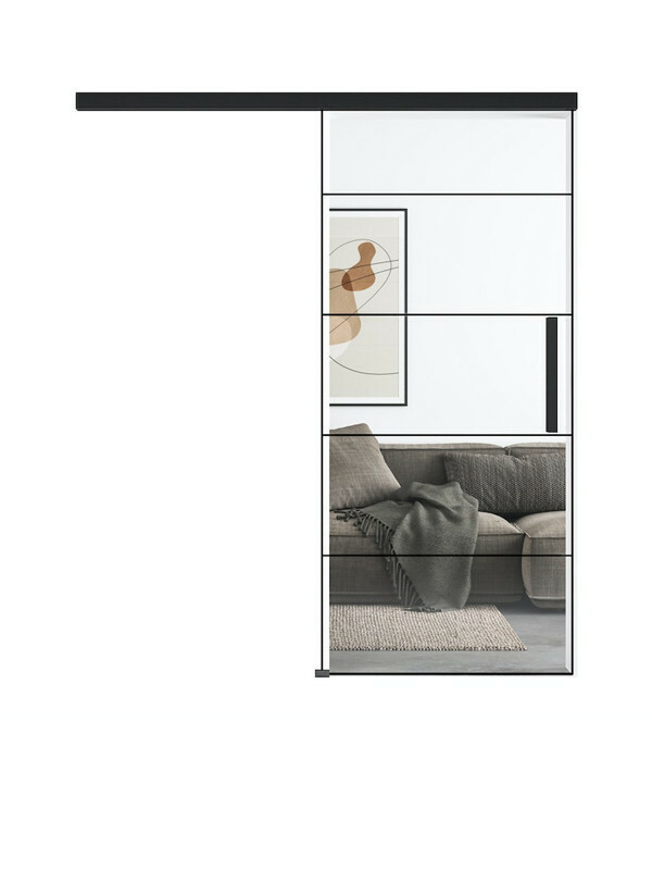 Hörmann Glas-Schiebetür SlideCompact | Loft-Design 1-5 Bild 1
