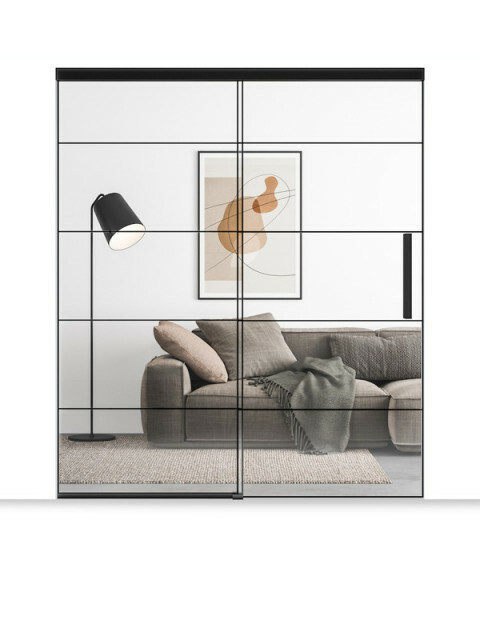Hörmann Glas-Schiebetür mit Seitenteil SlideCompact | Loft-Design 1-5