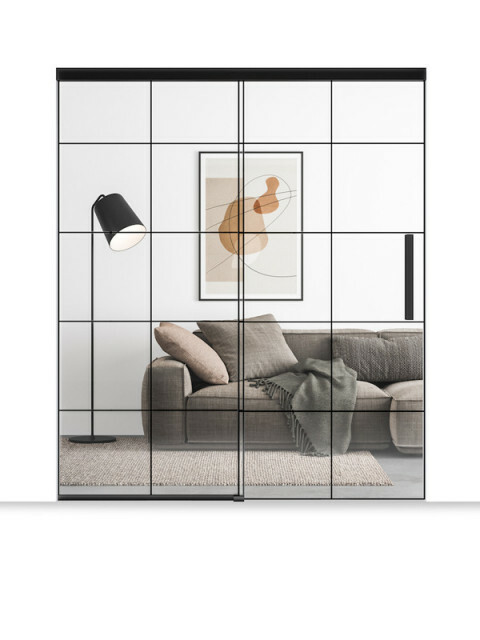 Hörmann Glas-Schiebetür mit Seitenteil SlideCompact | Loft-Design 2-5