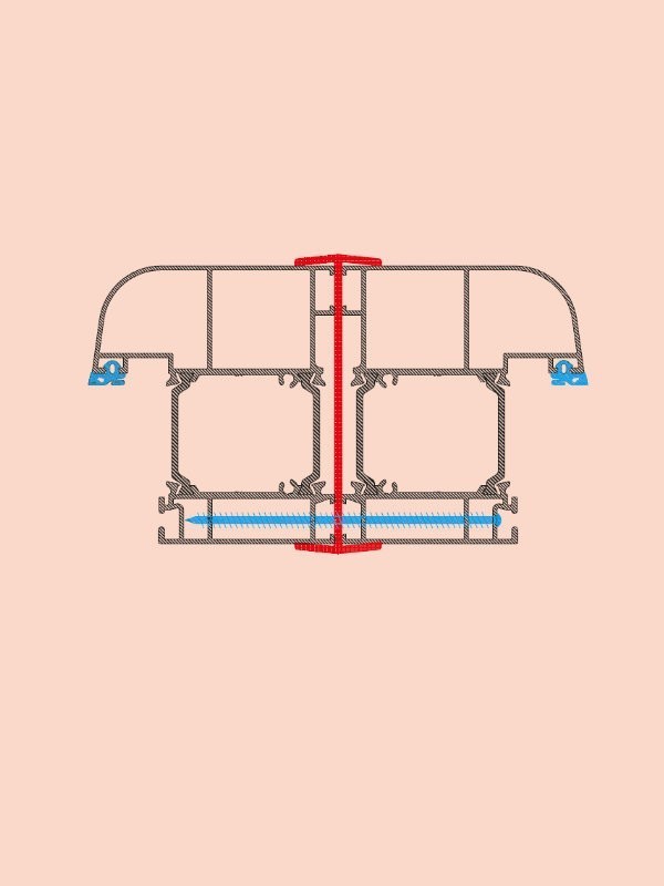 Produktbilder Kopplungsprofil für Aluminium Haustüren