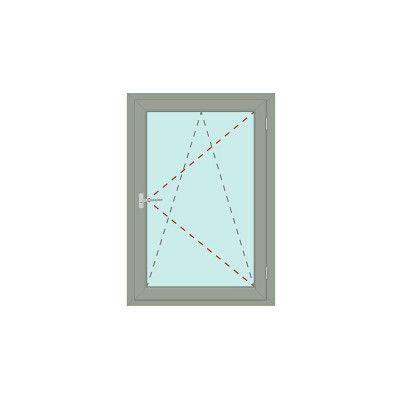 Kunststoff Fenster | IDEAL 4000  | 1-flg. | Dreh/Kipp | DIN rechts