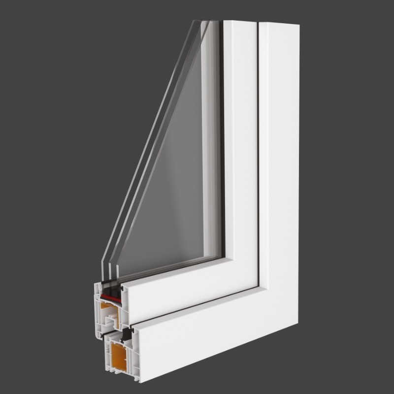 Kunststoff Fenster | IDEAL 4000 | 2-flg. | Dreh-Kipp / Dreh | mit Stulp Bild 3