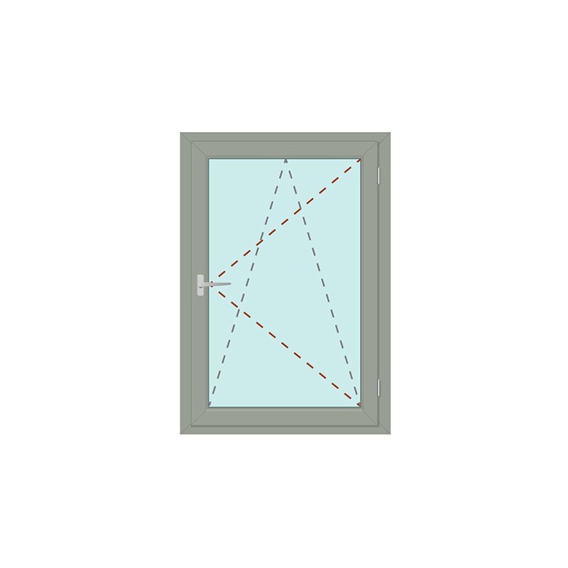 Kunststoff Fenster | System 76/3S | 1-flg. | Dreh/Kipp | DIN R Bild 1