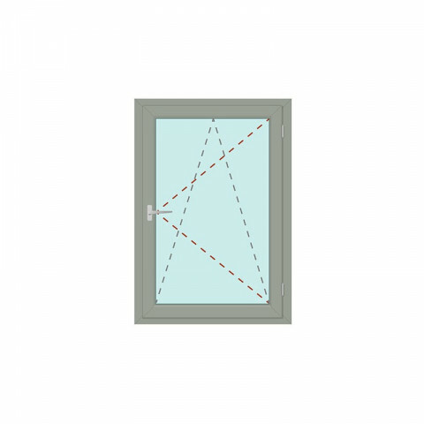Kunststoff Fenster | System 76/3S | 1-flg. | Dreh/Kipp | DIN R