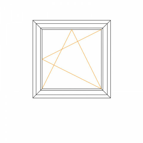 Mehrzweckfenster einflgelig Dreh/Kipp rechts - JM Meeth 60