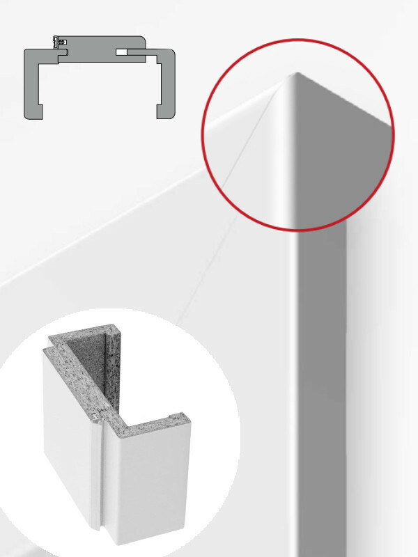 Prüm CPL-Doppeltür mit Lichtausschnitt | Touch Greyline DA Bild 5