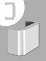Prüm CPL-Doppeltür mit Lichtausschnitt | Touch OAK White DA Bild 5