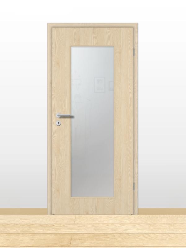 Prüm CPL-Holzglastür LA1 | Touch OAK Creme DA Bild 1