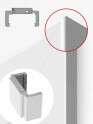 Prüm CPL Zarge | Durchgangstürfutter KR (Kleine Rundkante) | Bekleidungsbreite 60 mm | Für Türen 2-flüglig Bild 2