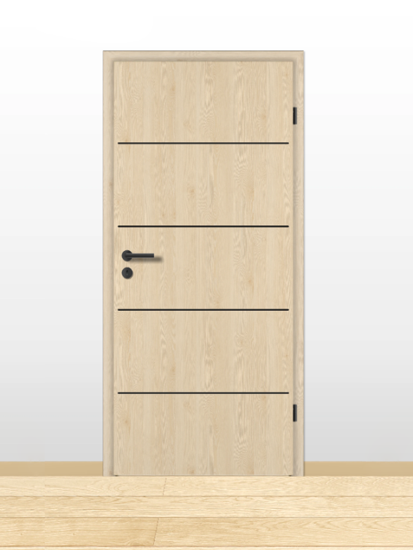 Prüm CPL-Zimmertür Royal mit Lisenen | Touch OAK Creme DA Bild 1