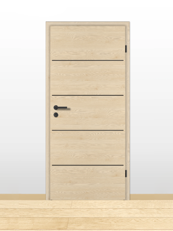 Prüm CPL-Zimmertür Royal mit Lisenen | Touch OAK Creme DQ Bild 1