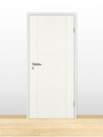 Prüm CPL-Zimmertür mit Intarsia-Füllung Längs/Quer FQ | Touch Whiteline Bild 1