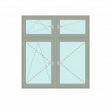 Senkrechtes Fenster Dreh/Kipp + Dreh + Dreh/Kipp + Dreh - bluEvolution 92 Bild 1