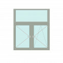 Senkrechtes Fenster Fix im Flügel + Dreh + Dreh/Kipp - IDEAL 8000 Bild 1