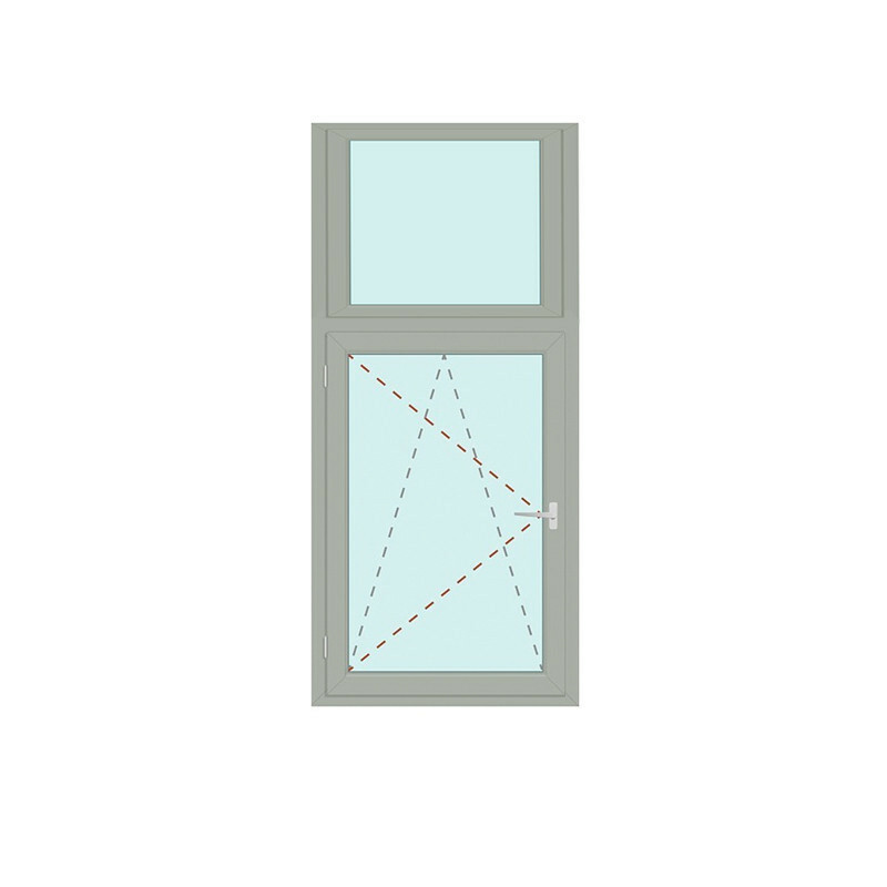 Senkrechtes Fenster Fix im Flügel + Dreh/Kipp links - bluEvolution 82 Bild 1
