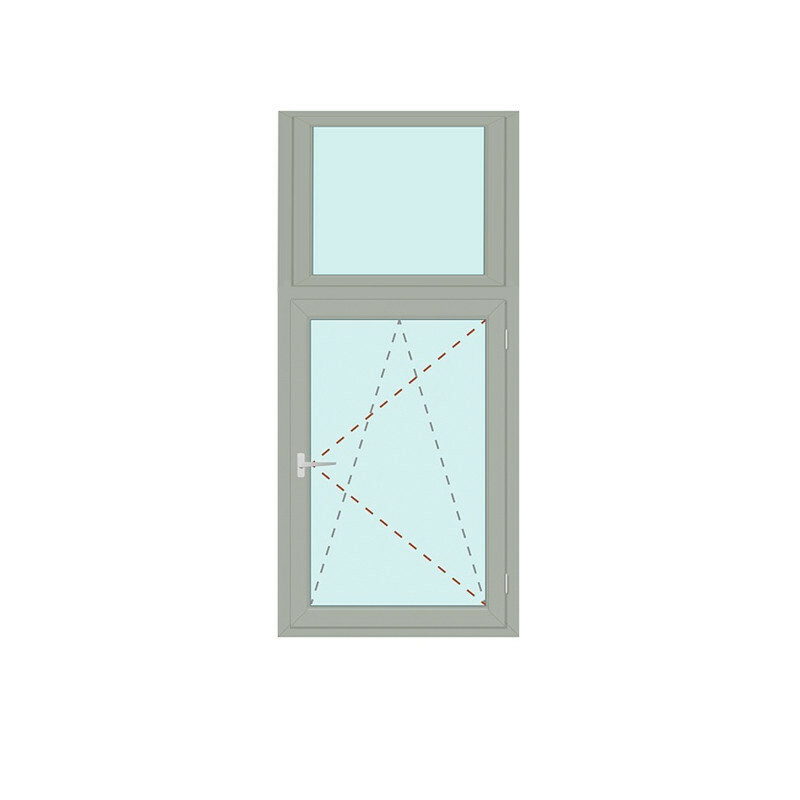 Produktbilder Senkrechtes Fenster Fix im Flügel + Dreh/Kipp rechts - IDEAL 8000
