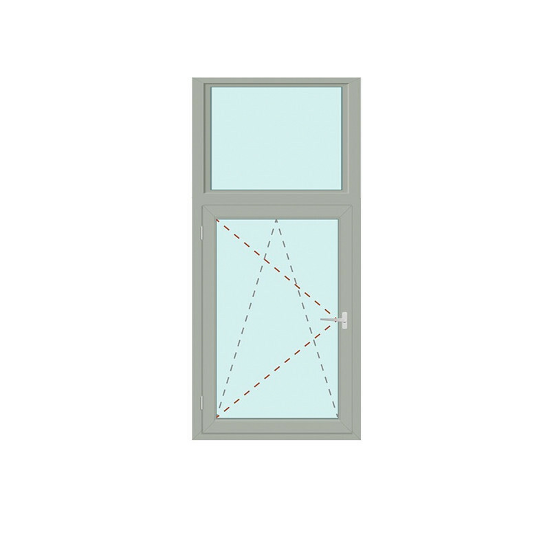 Senkrechtes Fenster Fix im Rahmen + Dreh/Kipp links - IDEAL 4000 Bild 1