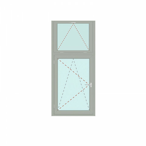 Senkrechtes Fenster Kipp + Dreh/Kipp links - bluEvolution 82
