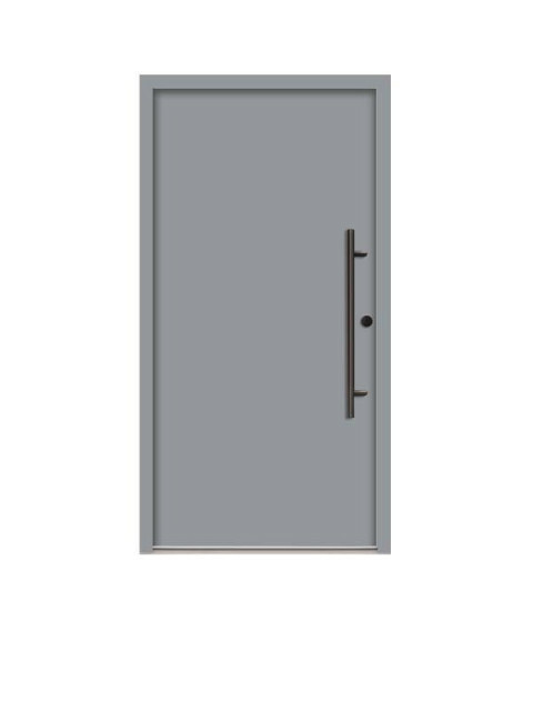 Splendoor Passivdoor Premium B05 Stahl-Aluminium Haustr | Energiesparmodell | Blackline