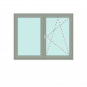 Zweiteiliges Fenster Fix im Flügel + Dreh/Kipp - bluEvolution 82 Bild 1